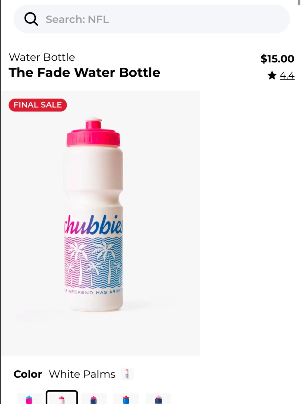 Water Bottle - Not a Bath & Body Item